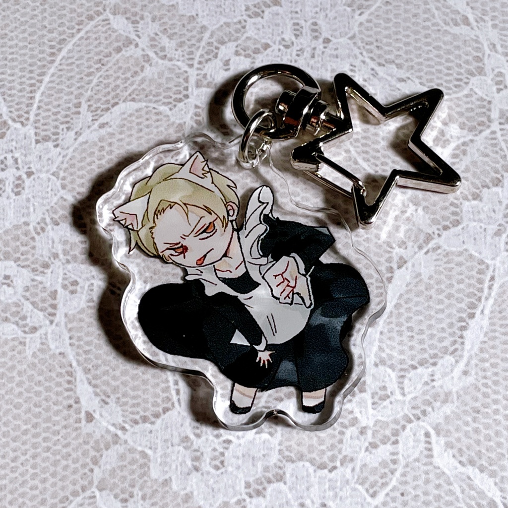 桂光太郎　ツンデレ猫耳メイドアクキー