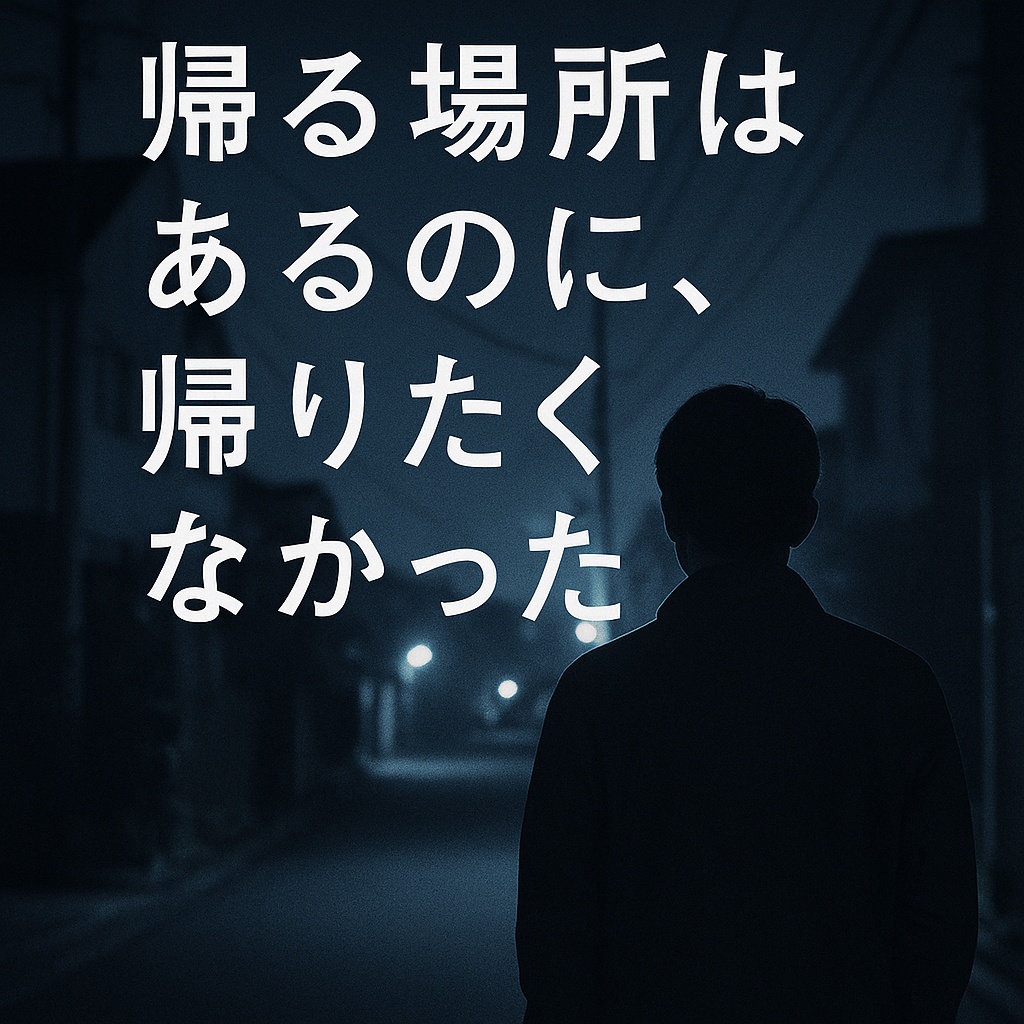 帰る場所はあるのに、帰りたくなかった