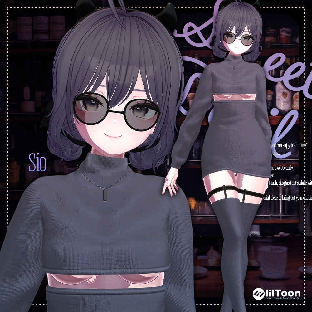 【💗SALE💗】sweet devil knit【VRChat】