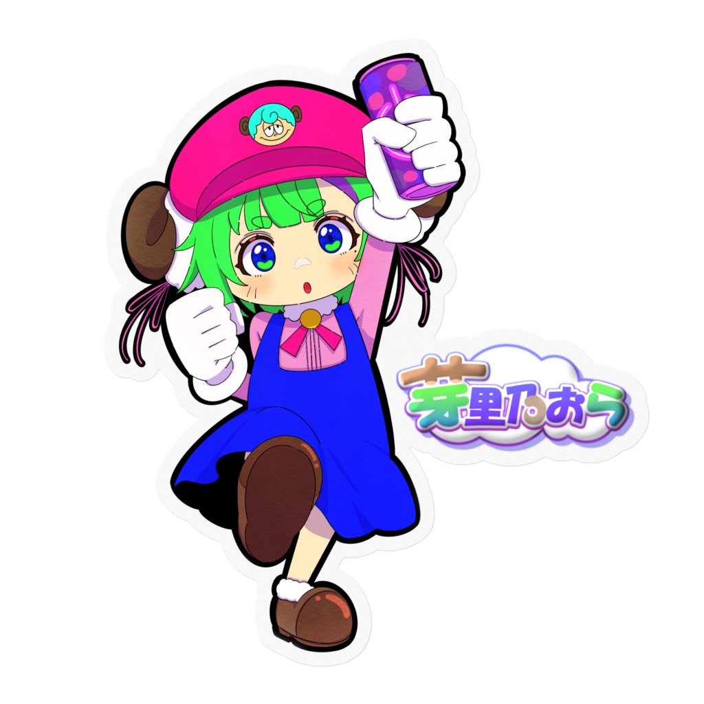 芽里乃おら エナドリブースト ステッカー