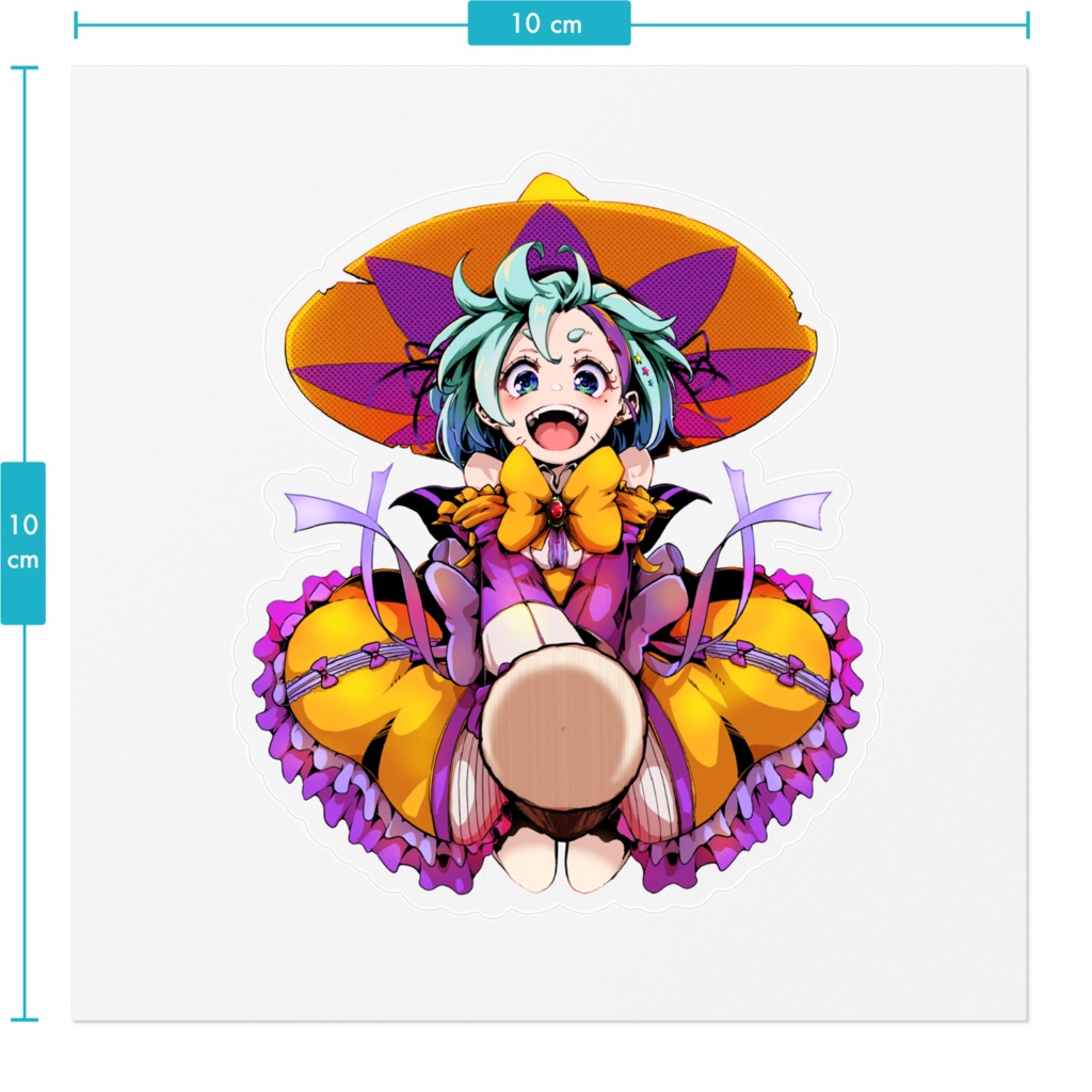 【ハロウィン限定】おら魔女ステッカー