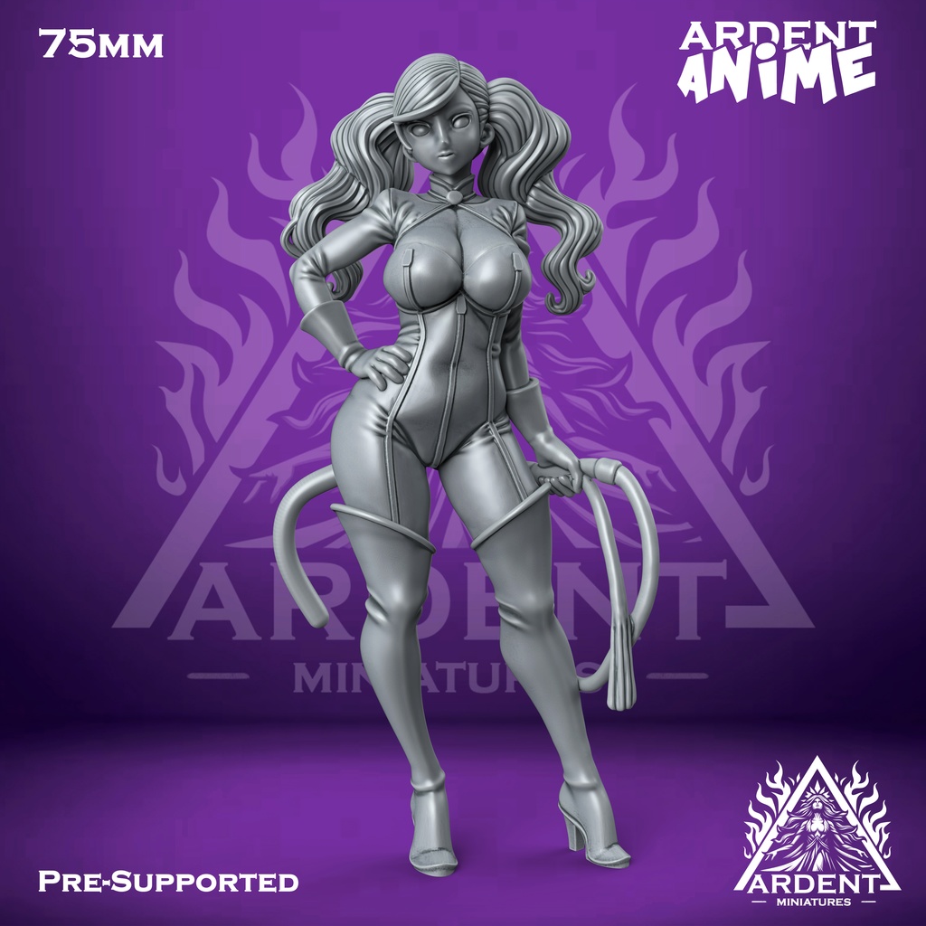 Ann Takamaki (mask and no mask), 75mm, Ardent Anime #007 for 3D printing
