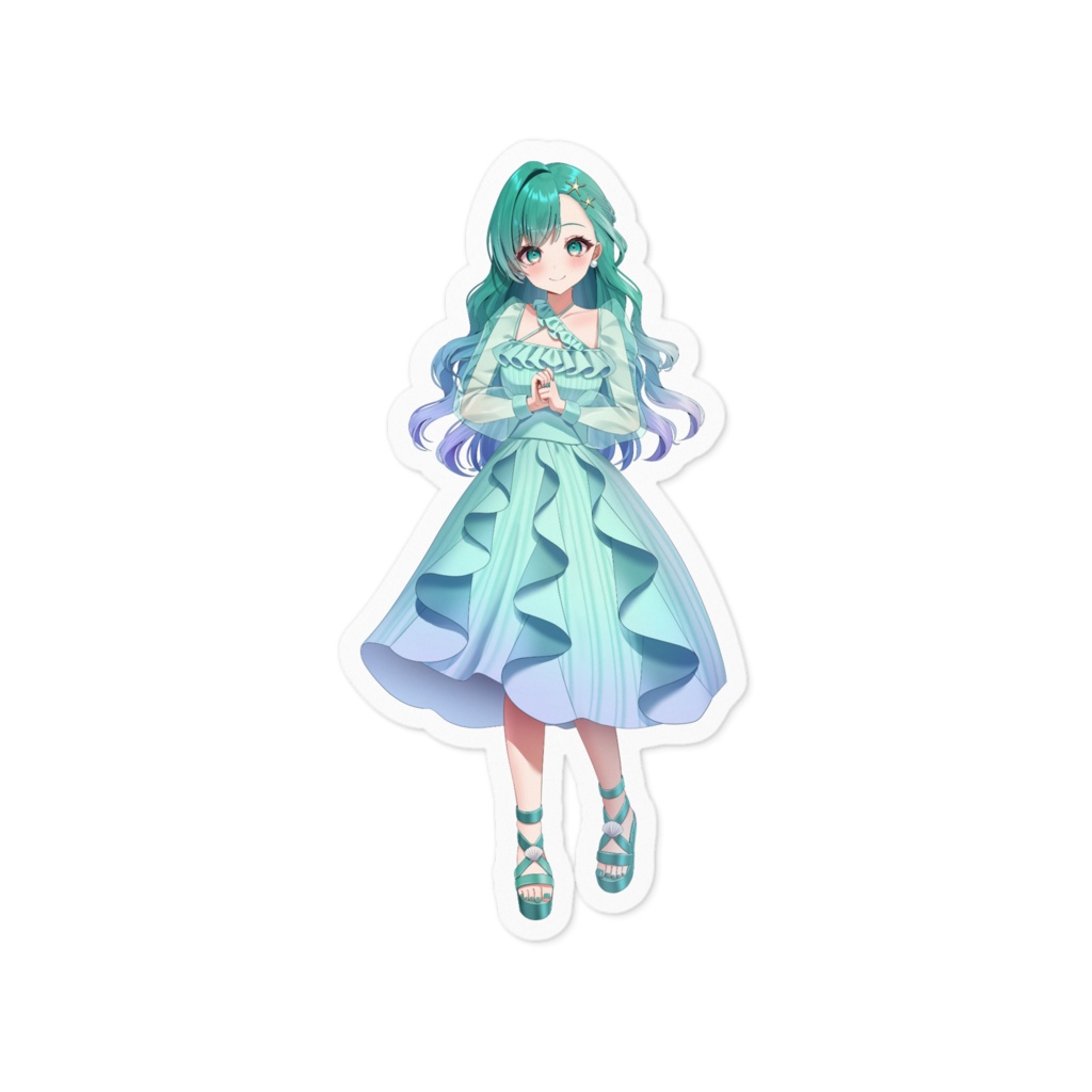 海姫てち ステッカー