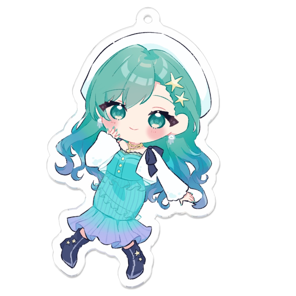 海姫てち 秋冬衣装SDアクリルキーホルダー