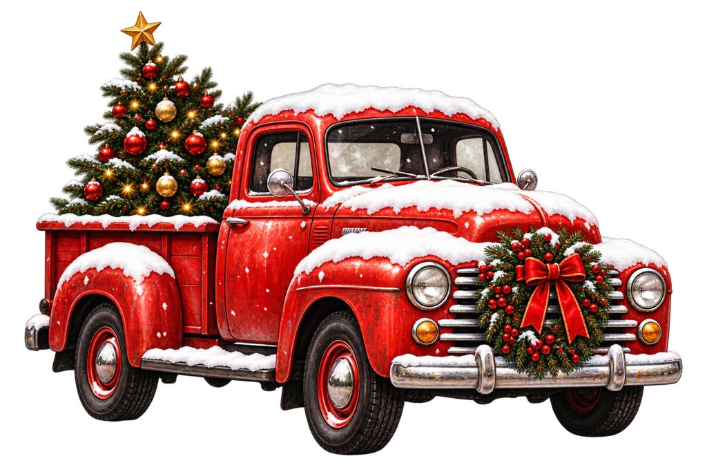 ウエスタンクリスマス|デジタル素材18点セット