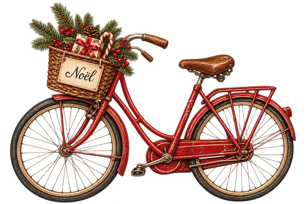 Paris Vintage Christmas|クリスマスデジタル素材