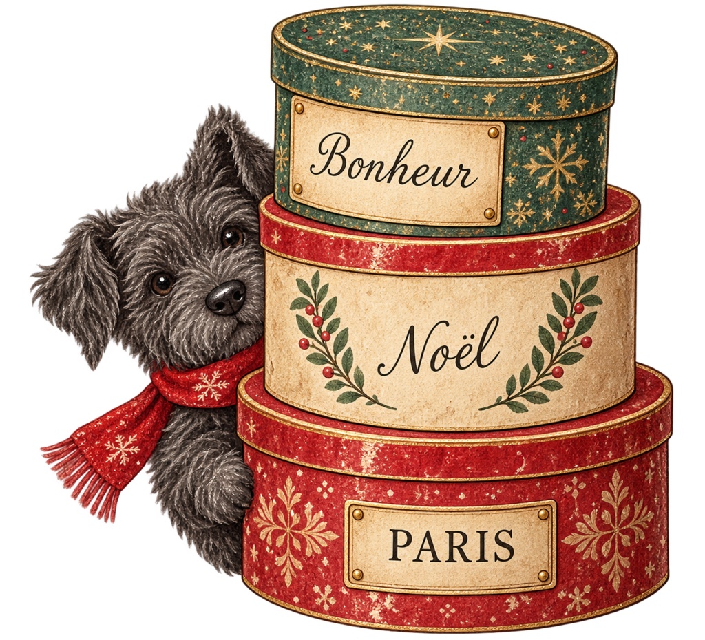 Paris Vintage Christmas|クリスマスデジタル素材