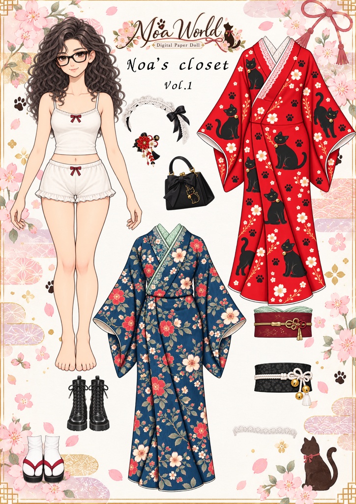 Noa’s Closet|ノアの着せ替えペーパードール