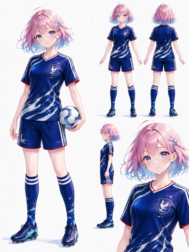 Japan Crest Uniform_Aqua(日本代表風ユニフォーム・アクア)