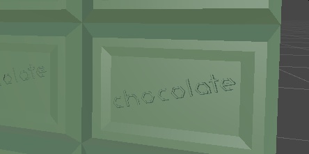 ハイポリ/ローポリ板チョコ(無料)