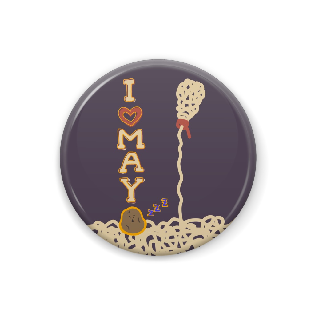 I♡MAYO 缶バッジ（32mm）