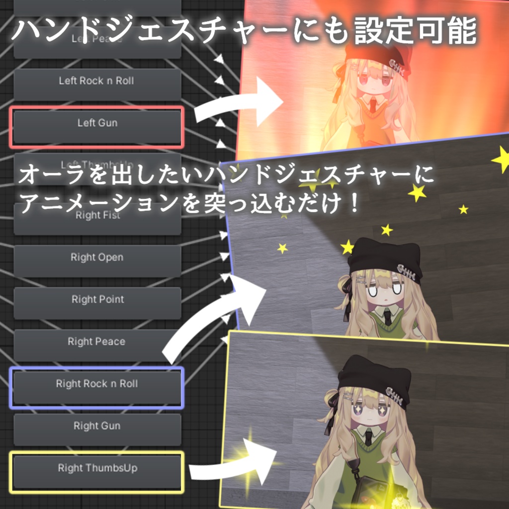【MA対応】オーラなエモーション、あるいはエモーショナルなオーラ【VRChat想定】