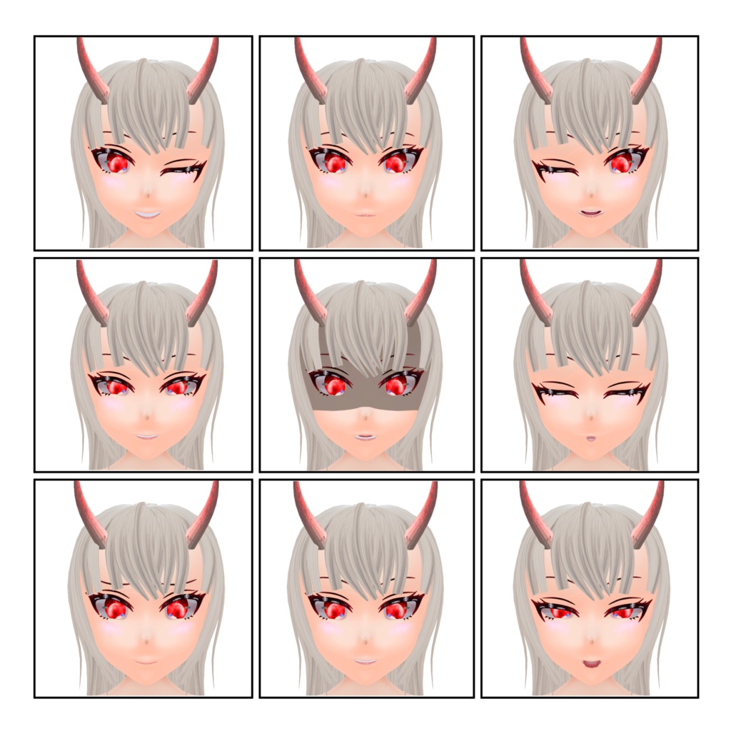 オリジナル3Dモデル 十六夜(Izayoi)【VRC向けアバター】