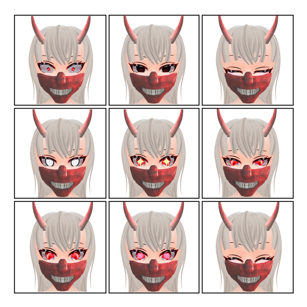 オリジナル3Dモデル 十六夜(Izayoi)【VRC向けアバター】