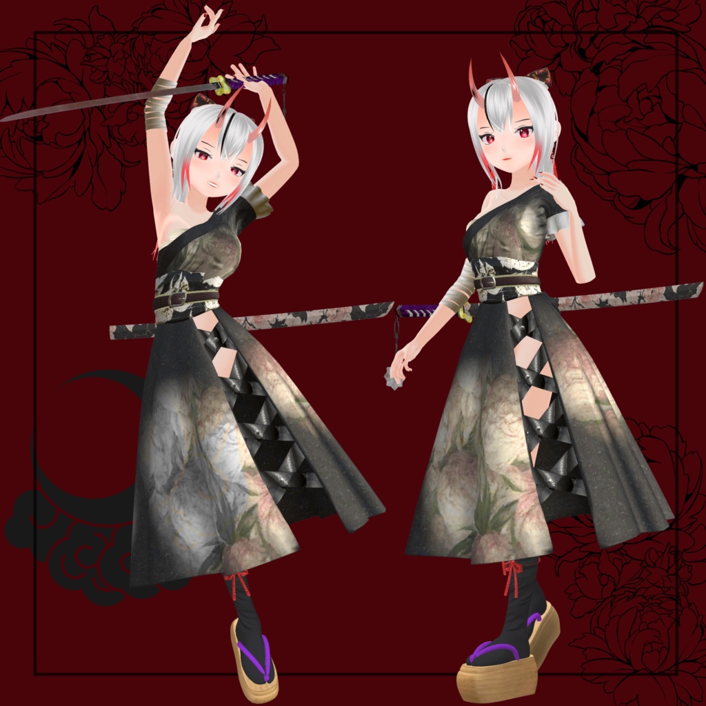 【オリジナル3Dモデル】紅葉(Kureha)