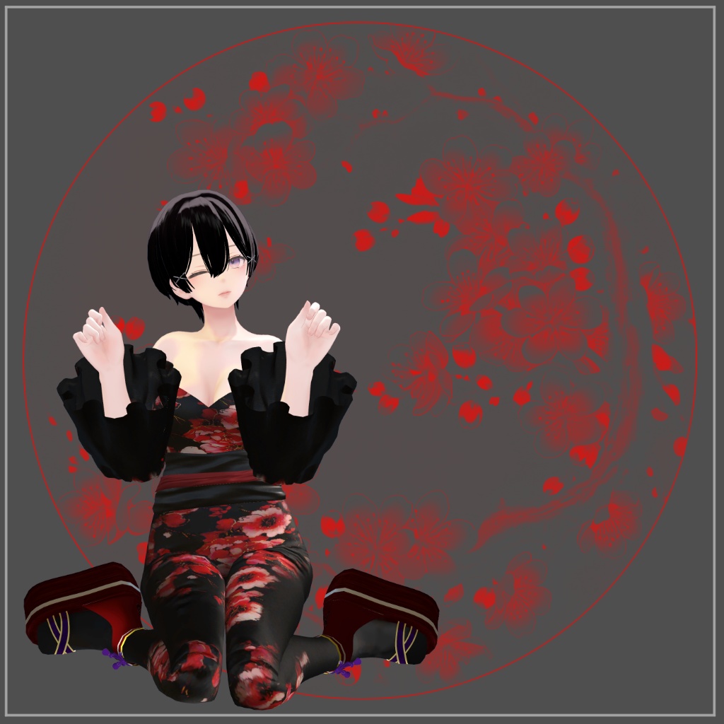 【オリジナル3D衣装】桜花衣