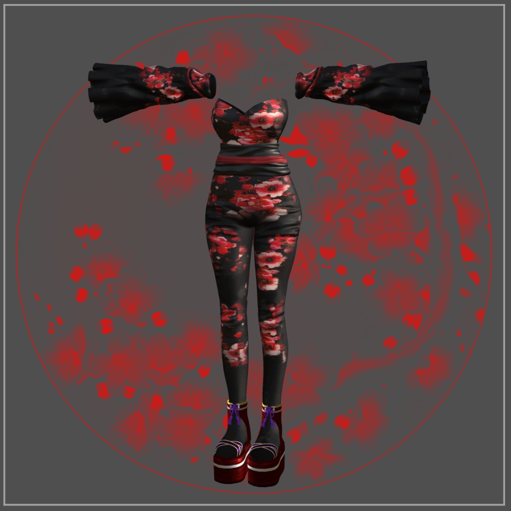 【オリジナル3D衣装】桜花衣