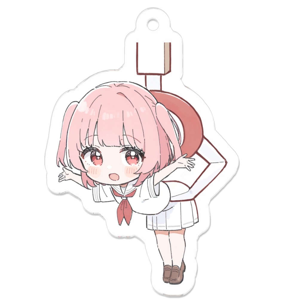 UFOキャッチャーアクリルキーホルダー【書記ちゃん】