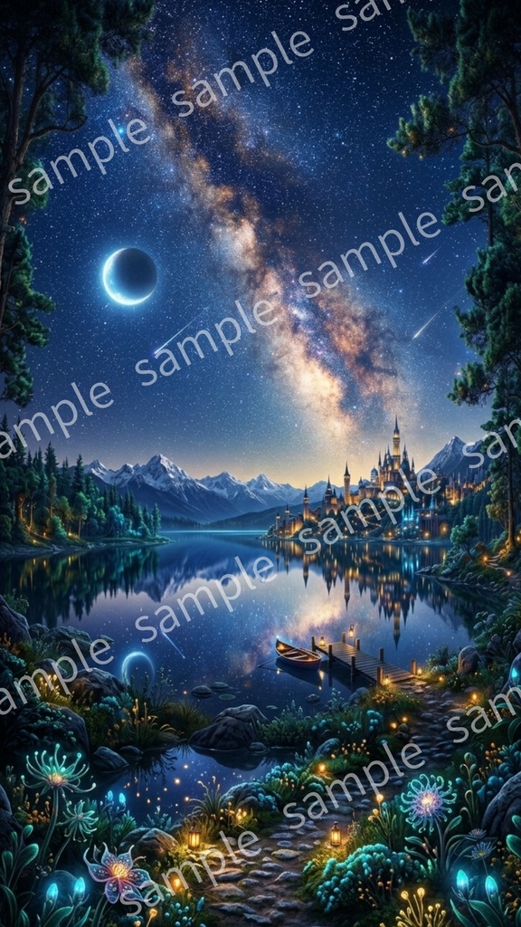 幻想風景背景スマホ壁紙