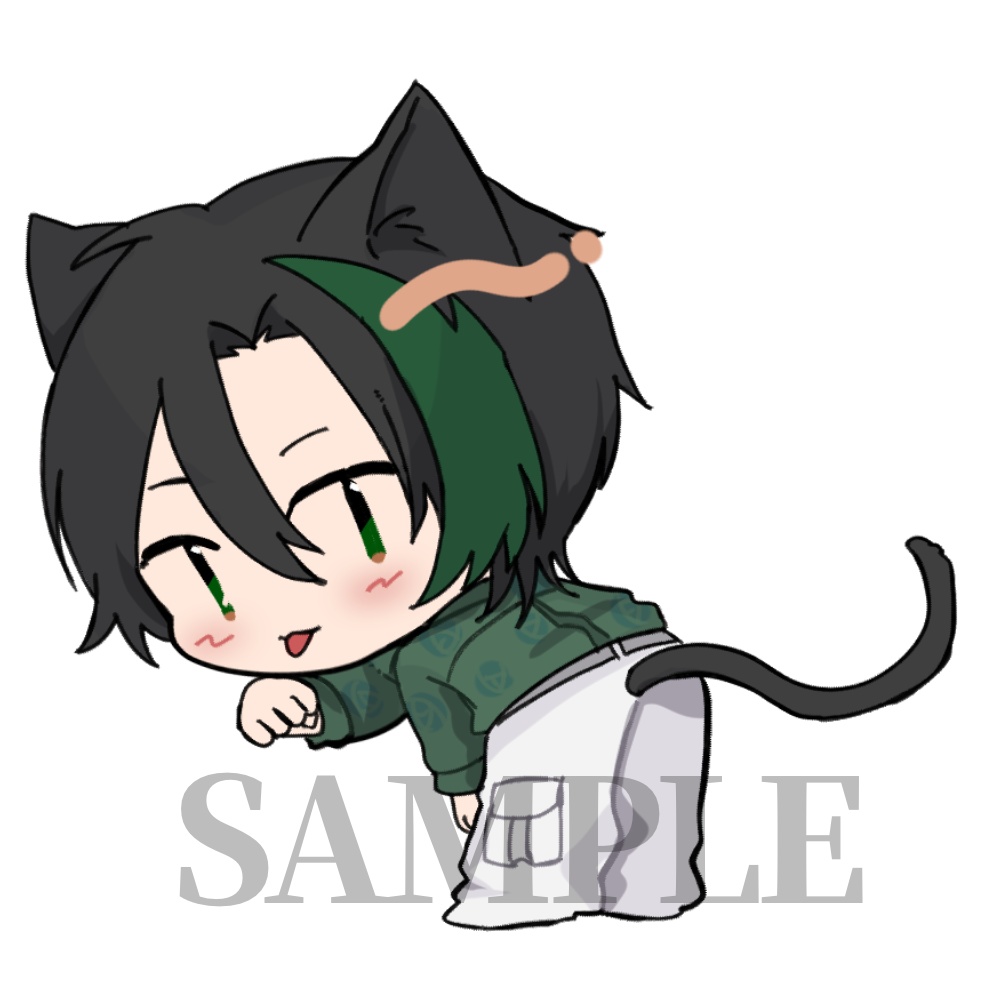 りっくん（猫）ステッカー