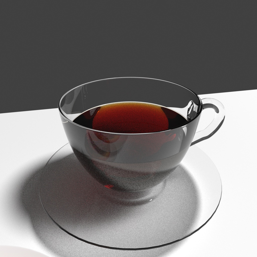 [3Dモデル(.blender、.fbx)]Glas Cup/ガラスカップ