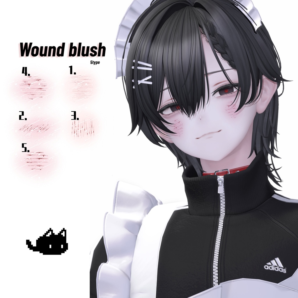 【5アバター対応Texture】⋆୨୧˚ ₊ WOUND BLUSH ₊˚ ୨୧ ⋆