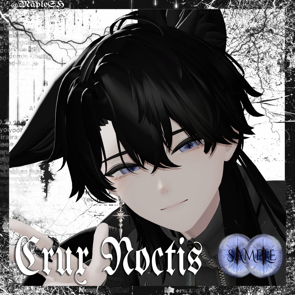 【5アバター対応】˖Crux Noctis Eye Texture˖