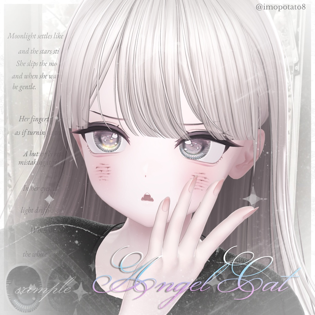 【10アバター対応】⋆୨୧˚ ₊Angel Cat Eye texture₊˚ ୨୧ ⋆