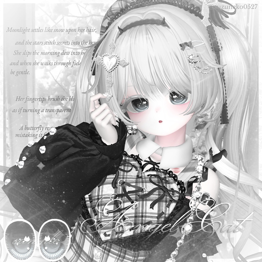 【10アバター対応】⋆୨୧˚ ₊Angel Cat Eye texture₊˚ ୨୧ ⋆