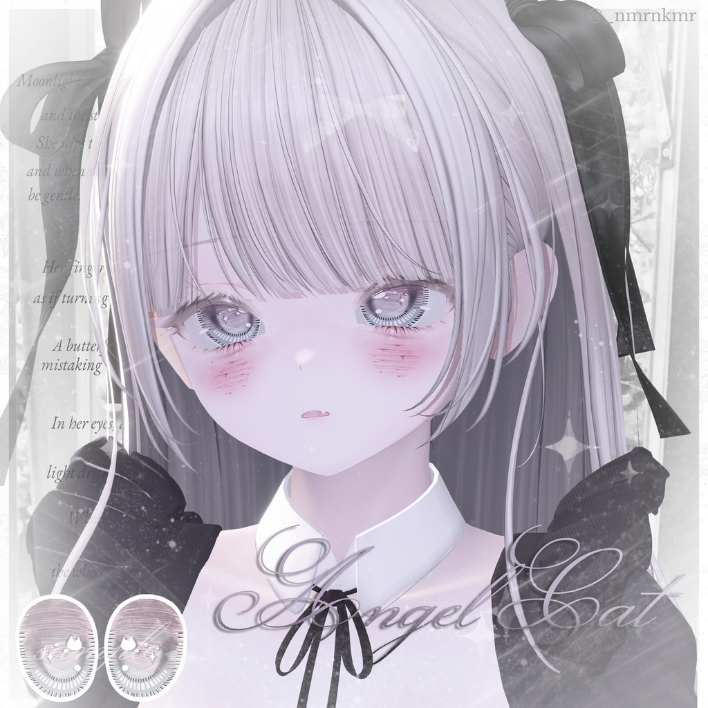 【10アバター対応】⋆୨୧˚ ₊Angel Cat Eye texture₊˚ ୨୧ ⋆