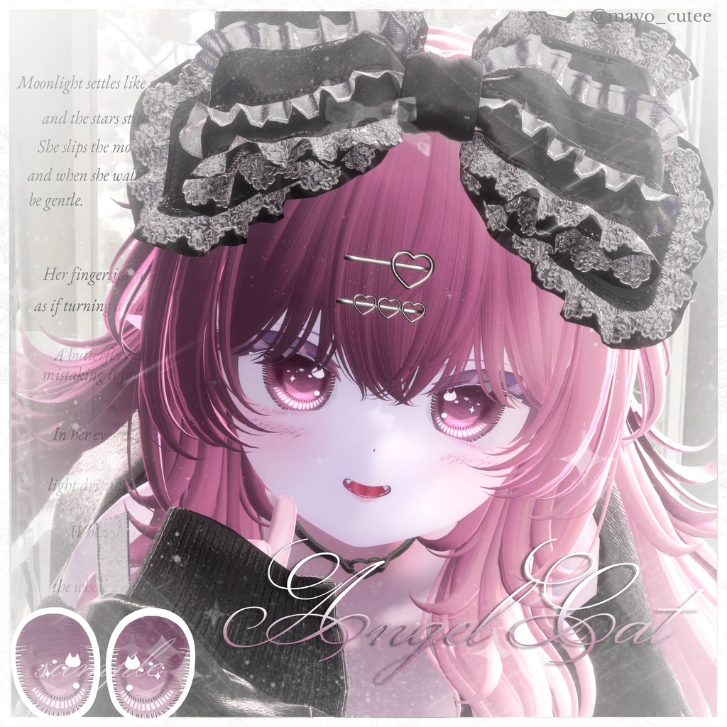 【10アバター対応】⋆୨୧˚ ₊Angel Cat Eye texture₊˚ ୨୧ ⋆