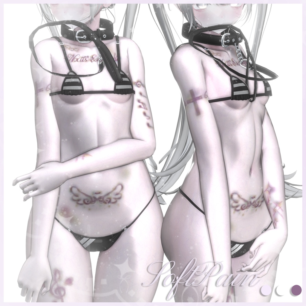 【7アバター対応】⋆୨୧˚ ₊Soft Pain Tatto₊˚ ୨୧ ⋆