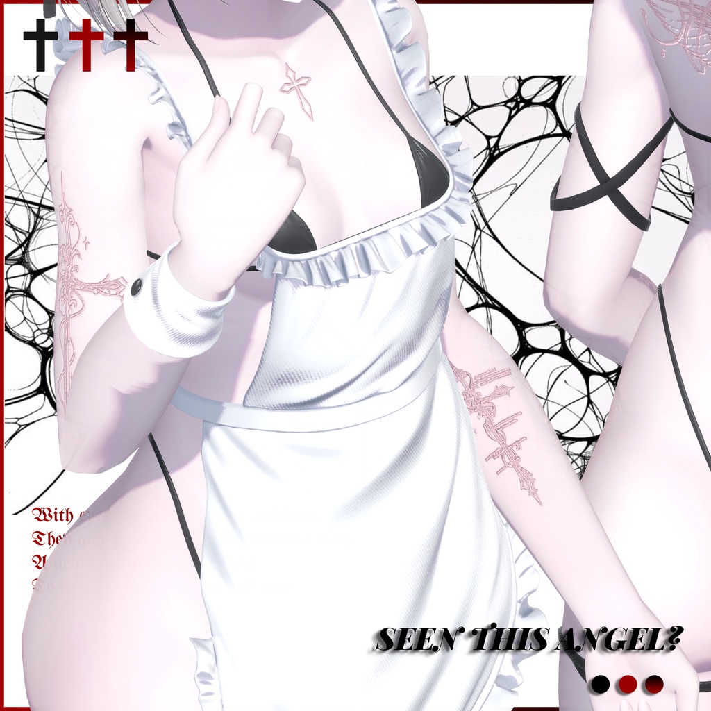 【6アバター対応】⋆୨୧˚ ₊Seen this Angel?Tatto₊˚ ୨୧ ⋆