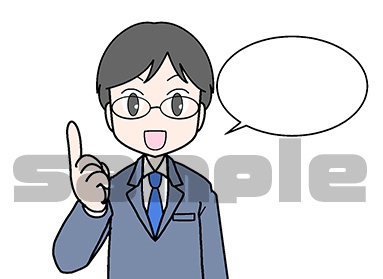 学校教材イラスト3点 児童・先生