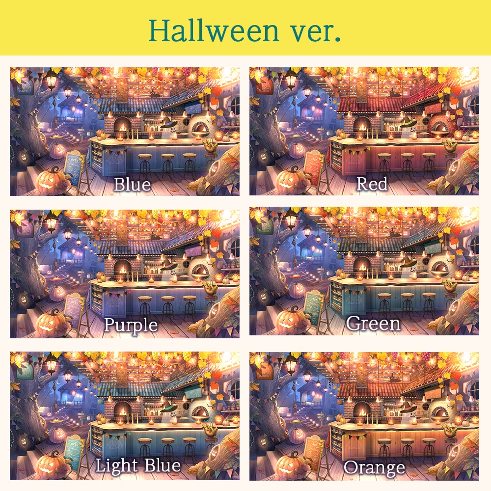 【動く背景】ツリーテラス・ピッツェリア | ハロウィン【🎃限定SALE🎃】
