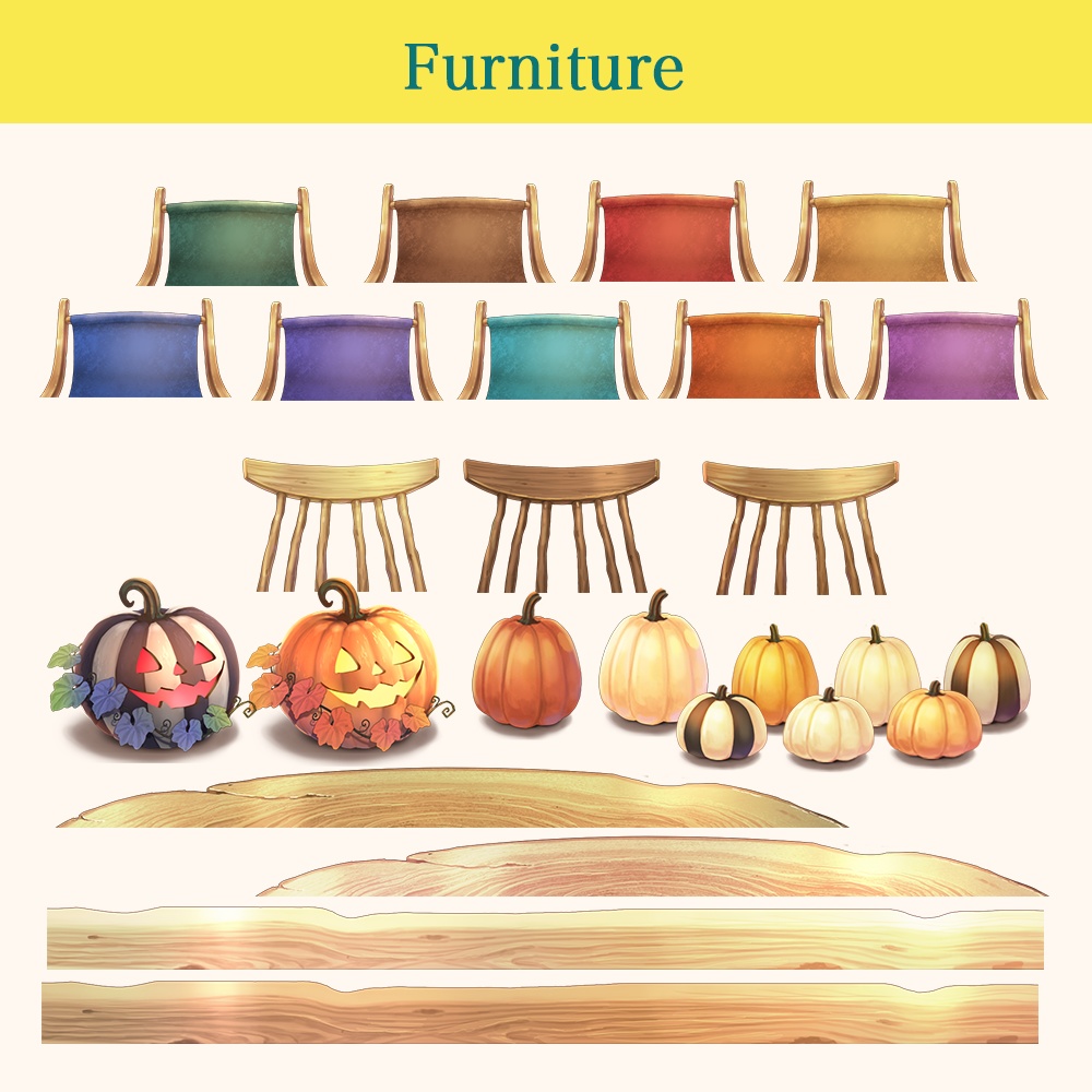 【動く背景】ツリーテラス・ピッツェリア | ハロウィン【🎃限定SALE🎃】