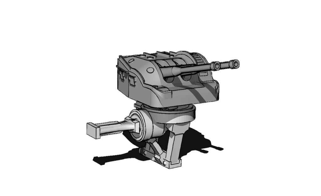 12.7cm連装砲B型2個セット+持ち手付き