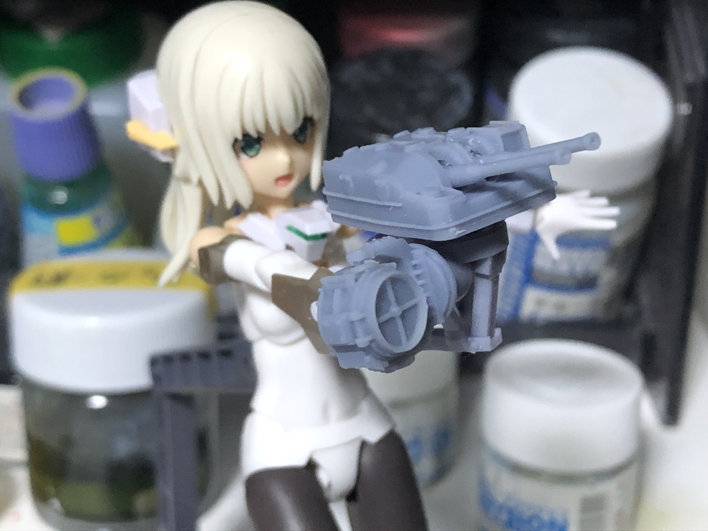 12.7cm連装砲C/D型2個セット+持ち手付き