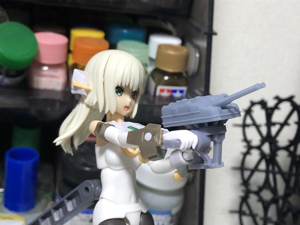 12.7cm連装砲C/D型2個セット+持ち手付き