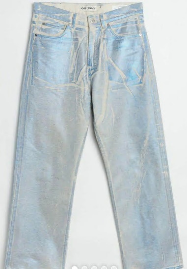 our legacy THIRD CUT Blue Foil Denim サード