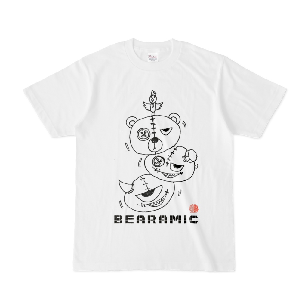 BEARAMIC Tシャツ Type A 白