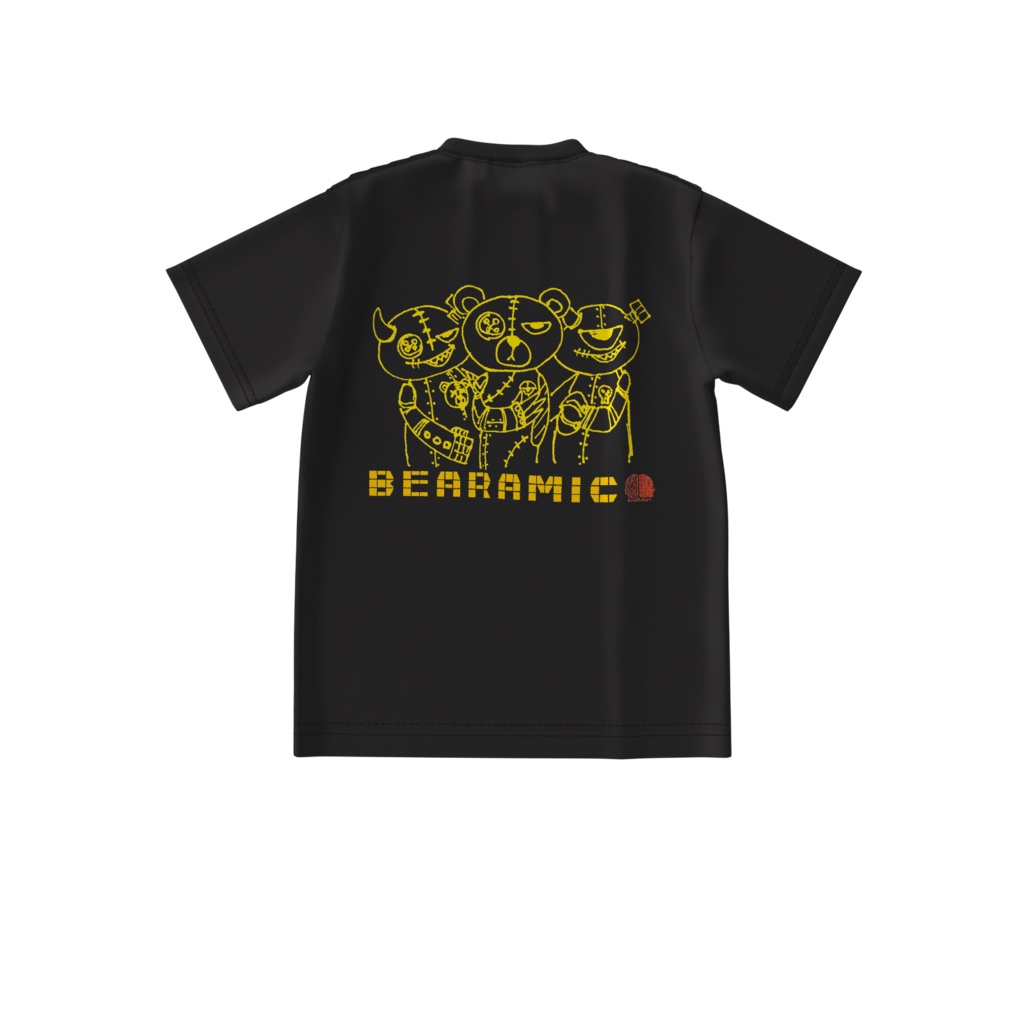 Bearamic  ビッグシルエットTシャツ　バックプリント