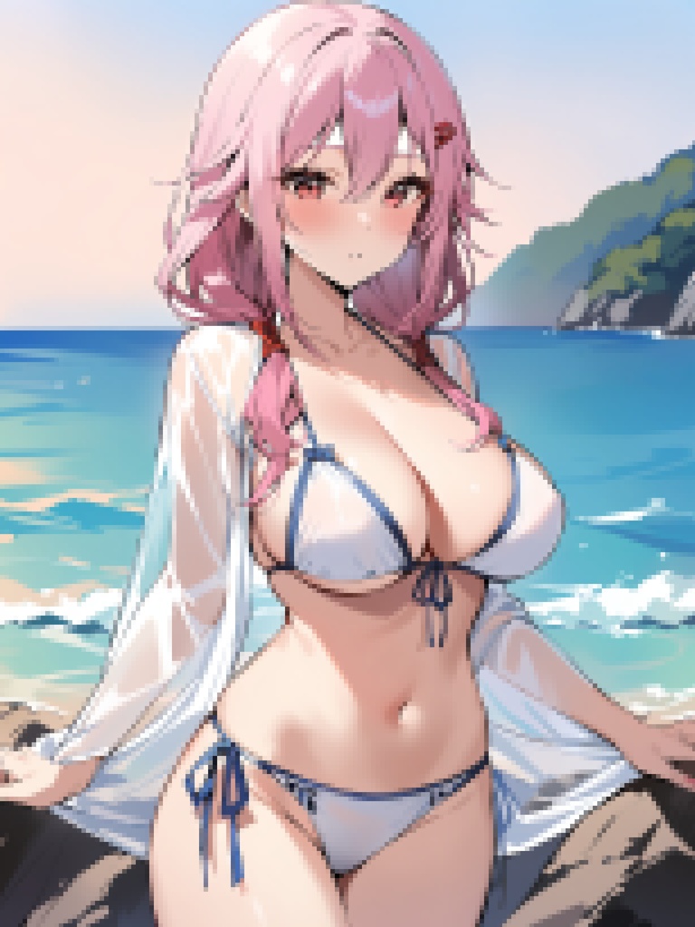 [4k 7枚] 楪祈  水着