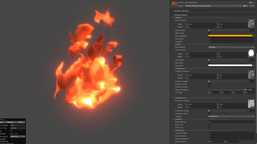 【Unity Shader Graph】汎用エフェクトシェーダー - Vibrant Shader