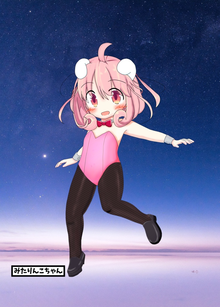 個人Vと響木アオちゃんにバニー着せちゃいました+