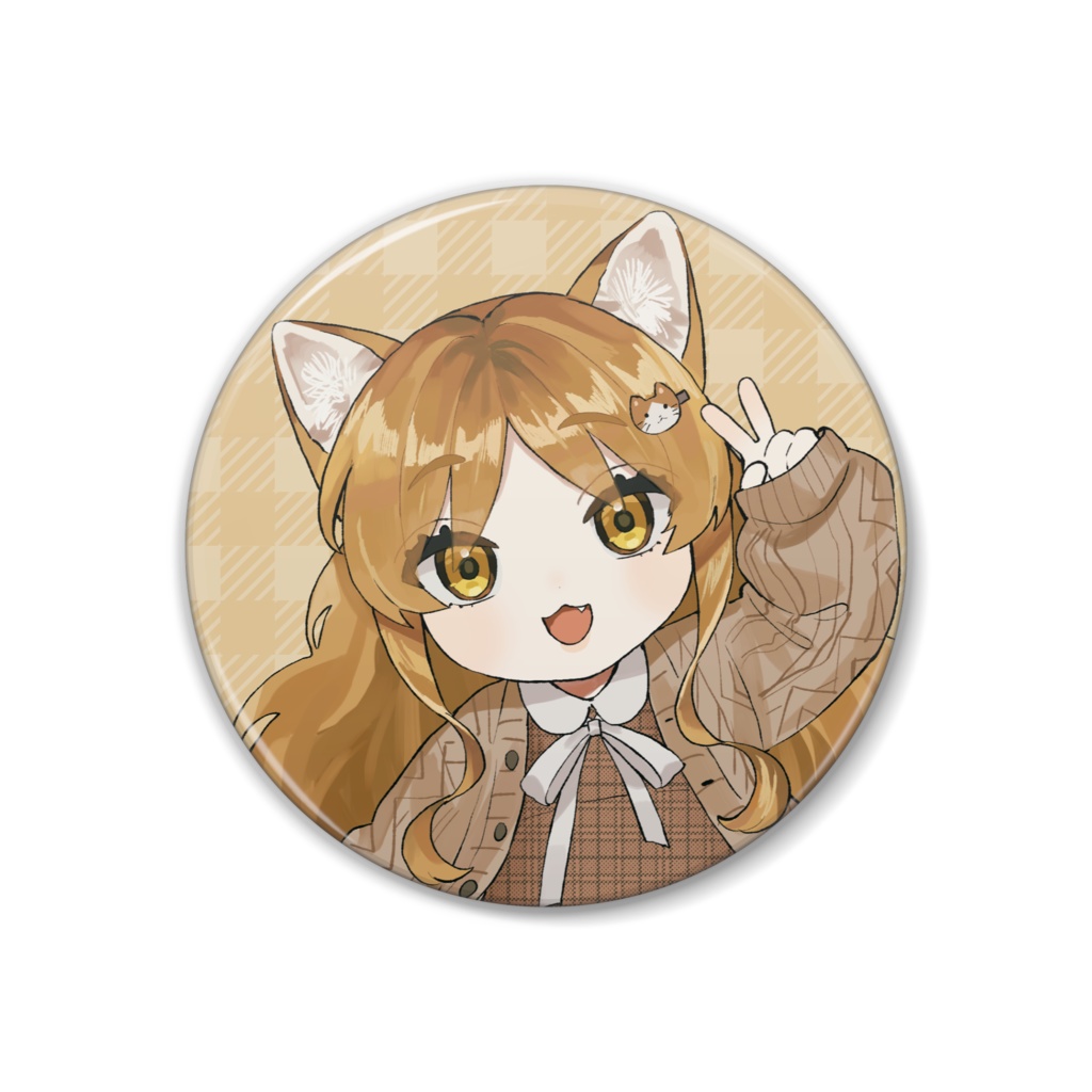 耳乃ふふ【SDキービジュ缶バッジ】