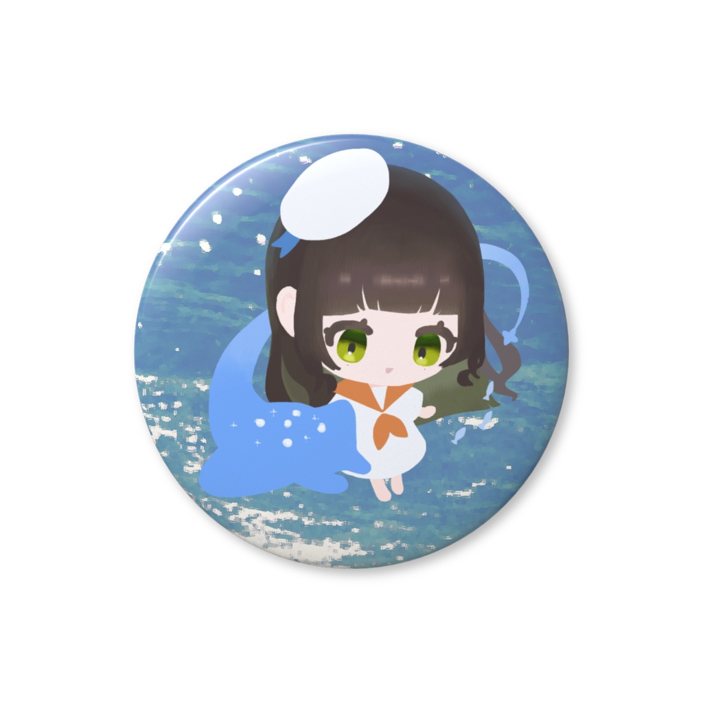 はなツキ2026夏 奈槻牡丹 56mm缶バッジ