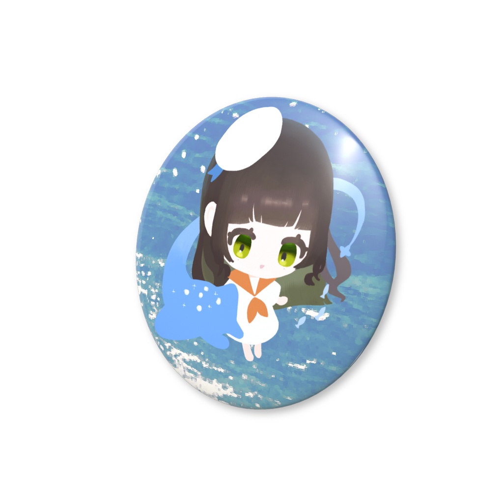 はなツキ2026夏 奈槻牡丹 56mm缶バッジ
