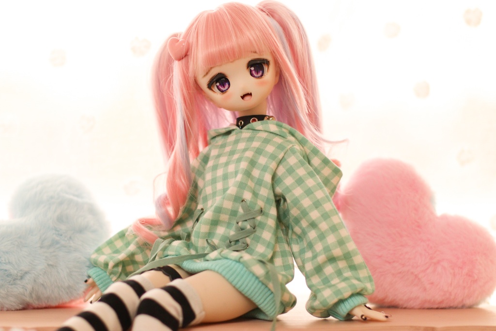 【即納品】MDDサイズパーカーワンピース(グリーン)