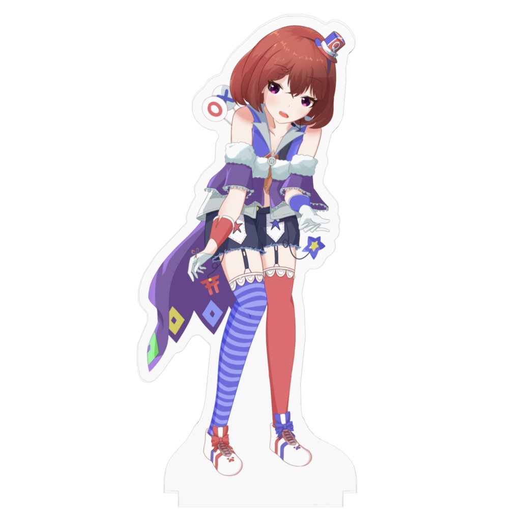 【競技クイズ系Vtuber】鏡谷珠朋 アクリルスタンド(クイズ衣装)